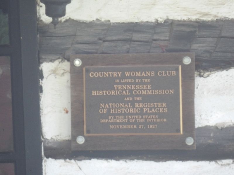 Country Woman's Club Marker image. Click for full size.