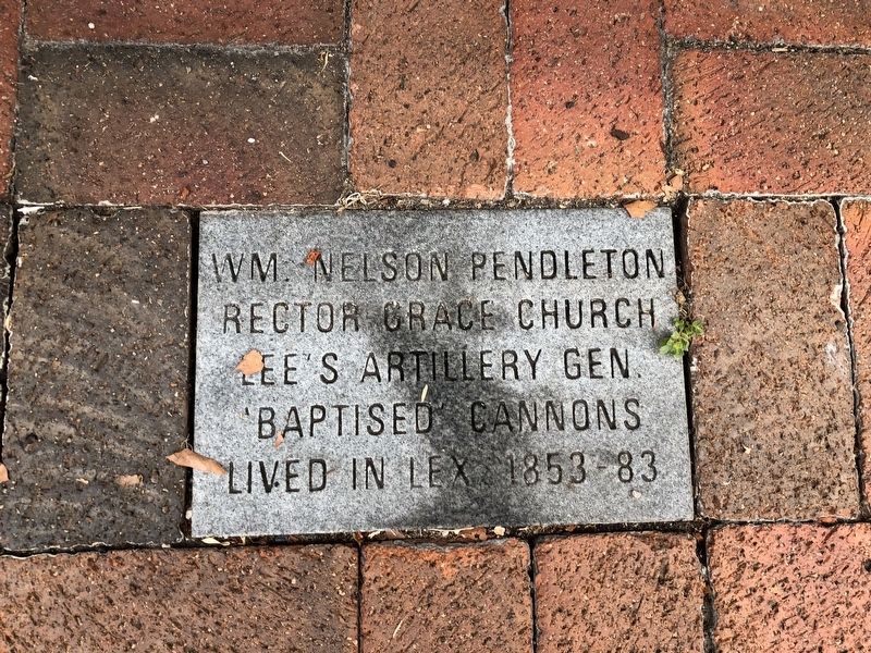 Wm. Nelson Pendleton Marker. Click for full size. Wm. Nelson Pendleton Marker image. Click for full size.