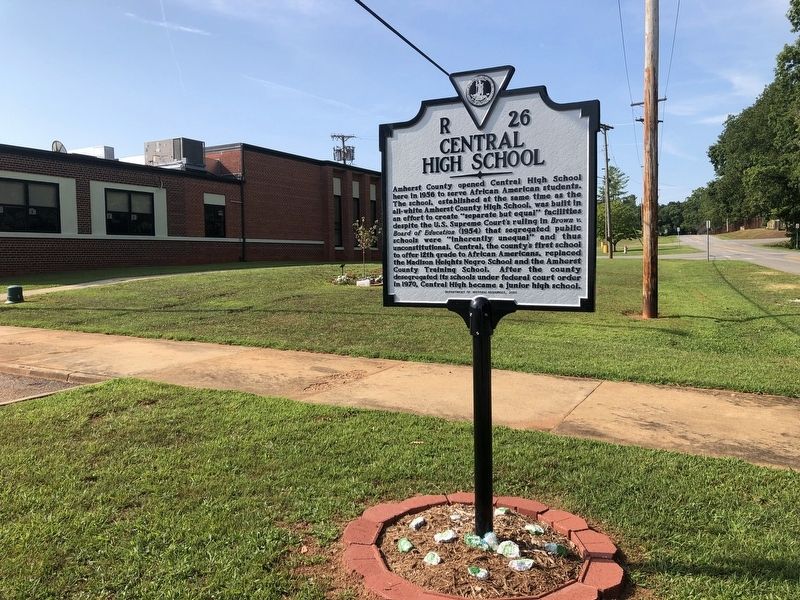 Central High School Marker. Click for full size. Central High School Marker image. Click for full size.