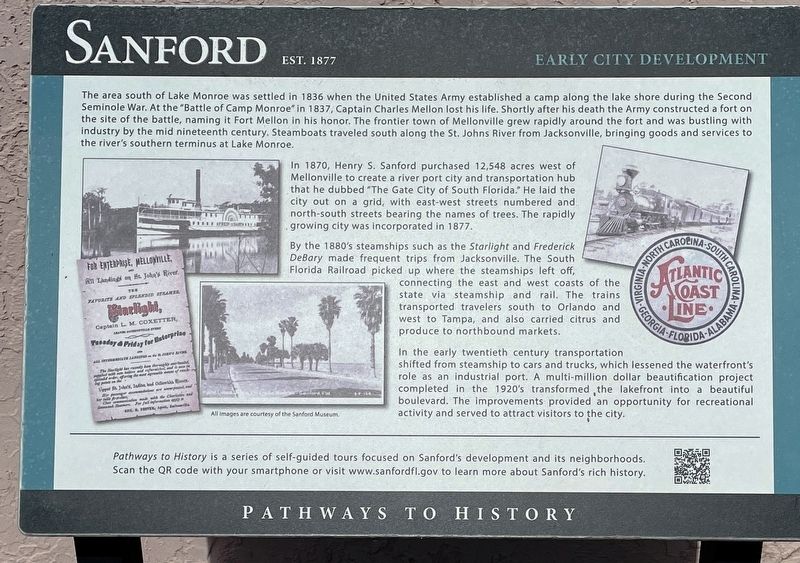 Early City Development Marker. Click for full size. Early City Development Marker image. Click for full size.