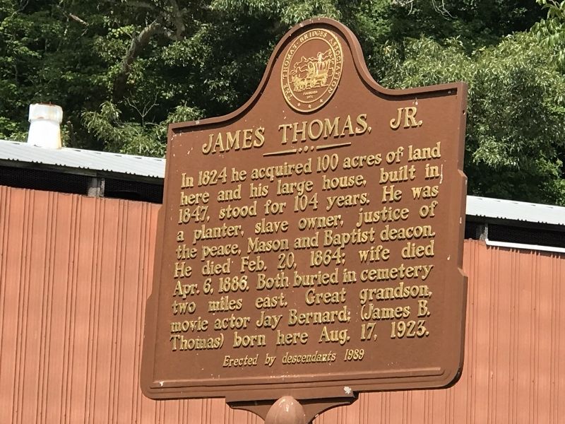 James Thomas, Jr. Marker (side B) image. Click for full size.