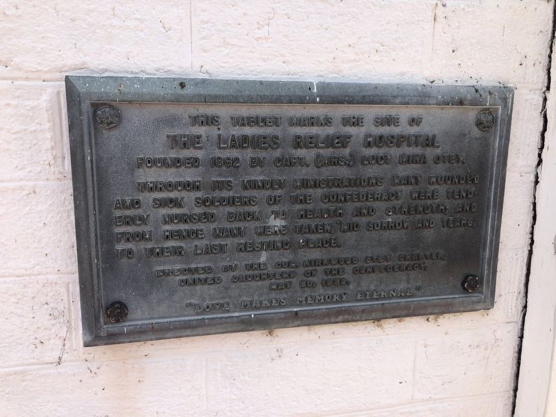 The Ladies Relief Hospital Marker image. Click for full size.