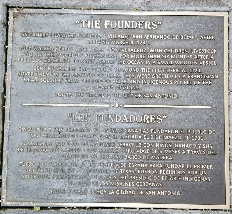 "The Founders" Marker image. Click for full size.