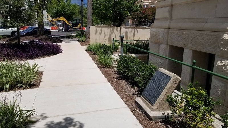 The view of the Growth of a City Marker next to the City Hall building image. Click for full size.