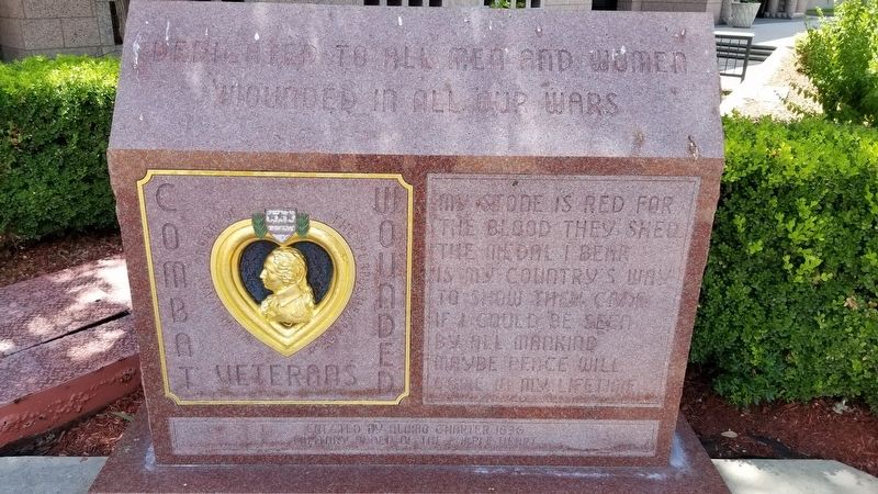 Purple Heart Memorial. Click for full size. Purple Heart Memorial image. Click for full size.