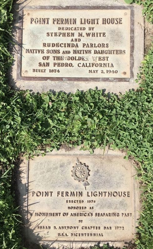 Point Fermin Lighthouse Marker image. Click for full size.