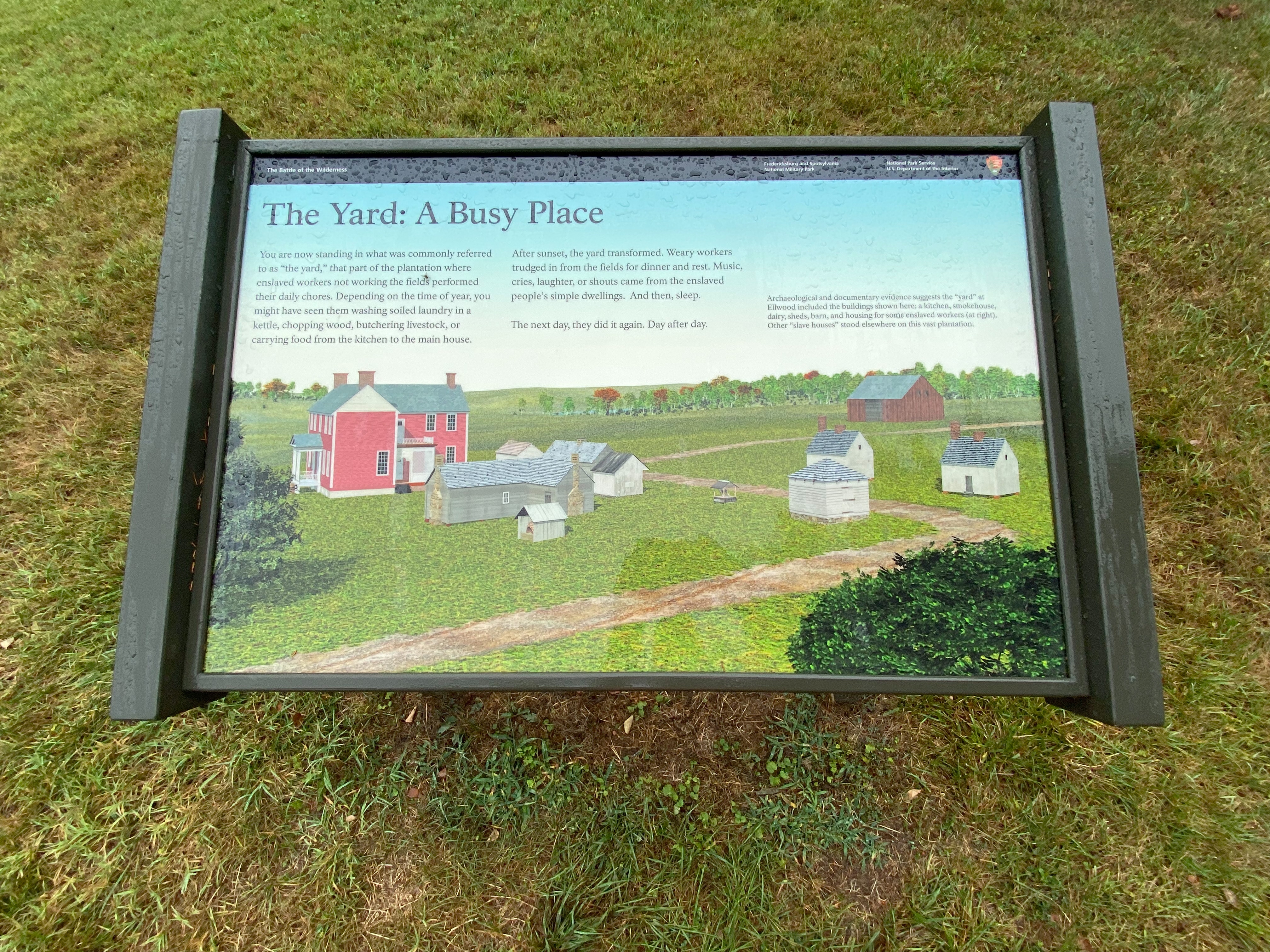 The Yard: A Busy Place Marker