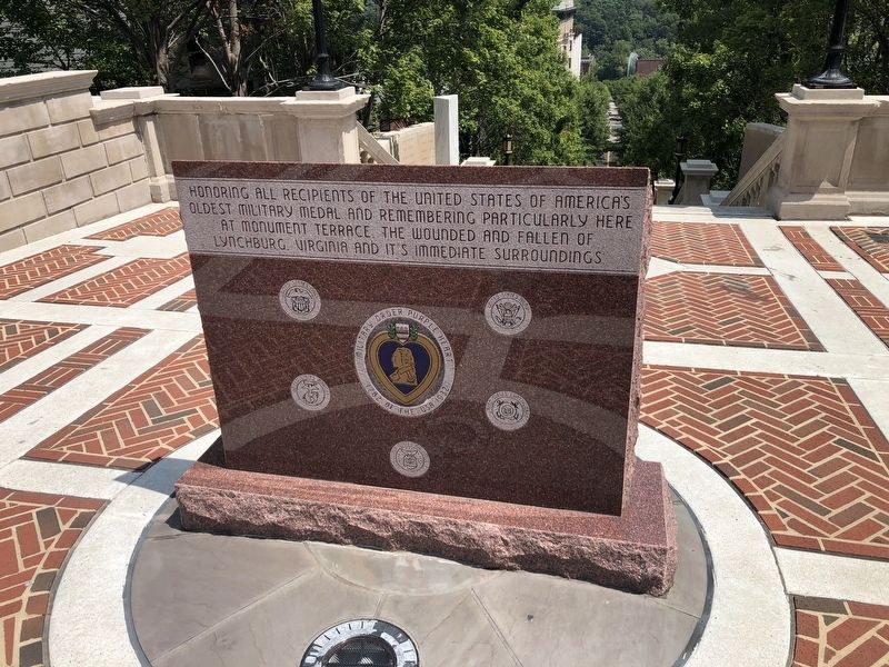 Purple Heart Memorial. Click for full size. Purple Heart Memorial image. Click for full size.
