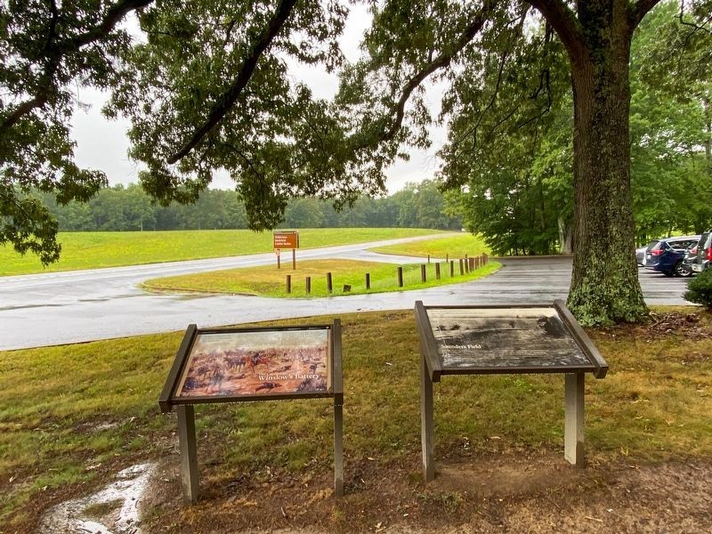 The Capture of Winslow's Battery Marker. Click for full size. The Capture of Winslow's Battery Marker image. Click for full size.