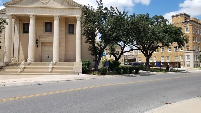 The Central Christian Church and Marker. Click for full size. The Central Christian Church and Marker image. Click for full size.