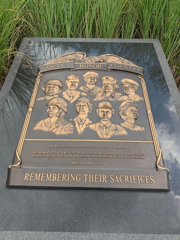 Remembering Their Sacrifices Marker image. Click for full size.