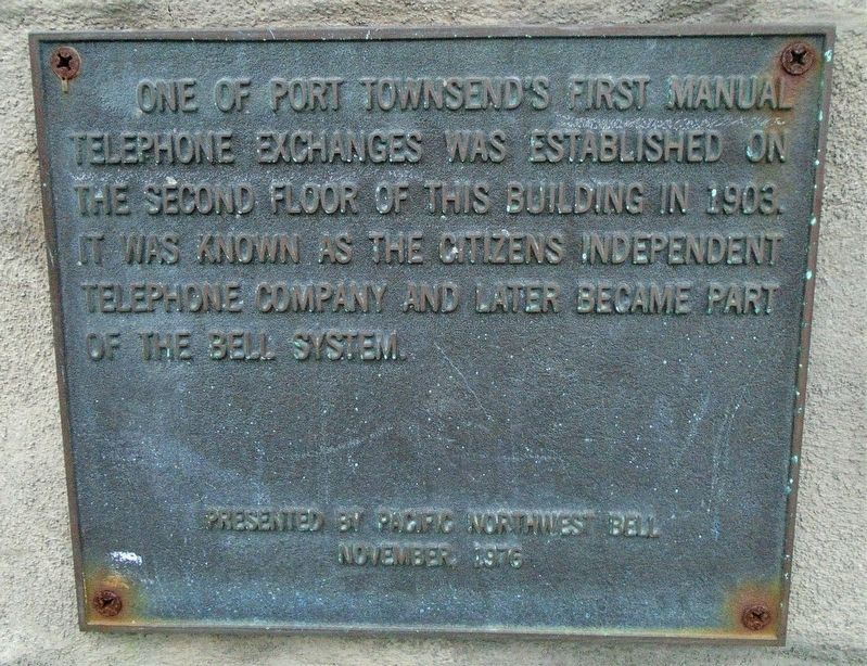 Citizens Independent Telephone Company Marker image. Click for full size.