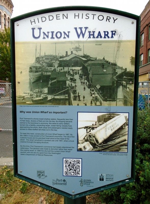 Union Wharf Marker. Click for full size. Union Wharf Marker image. Click for full size.