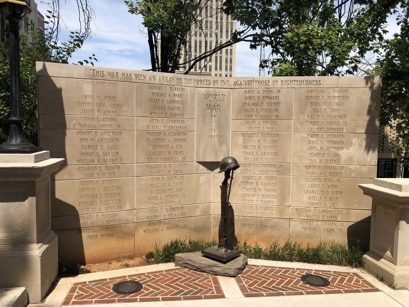 World War II Marker image. Click for full size.