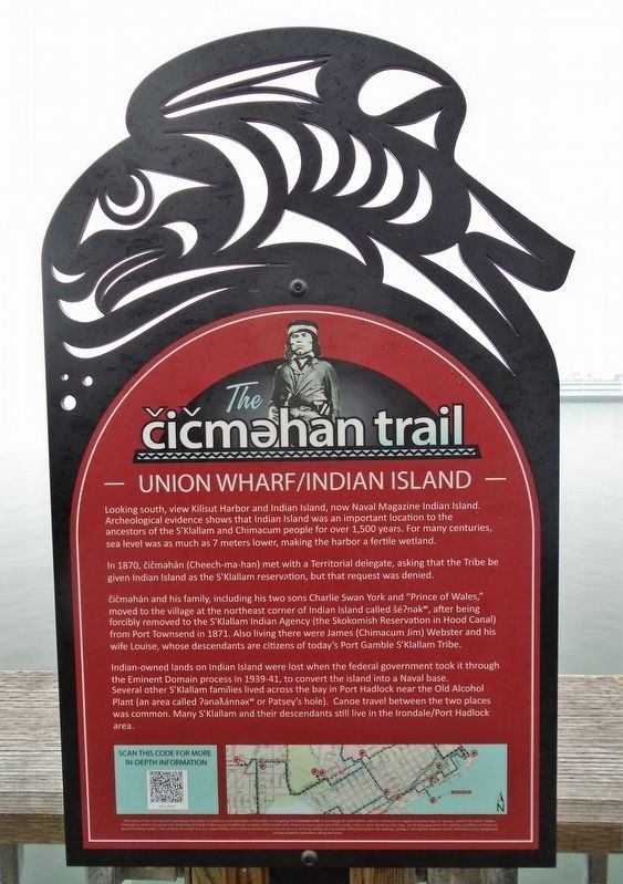 Union Wharf / Indian Island Marker. Click for full size. Union Wharf / Indian Island Marker image. Click for full size.