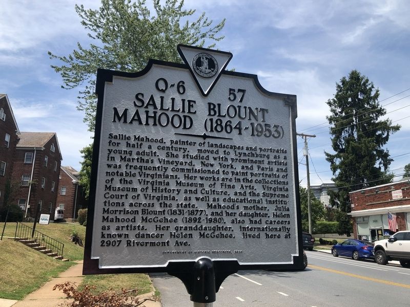 Sallie Blount Mahood (1864-1953) Marker image. Click for full size.