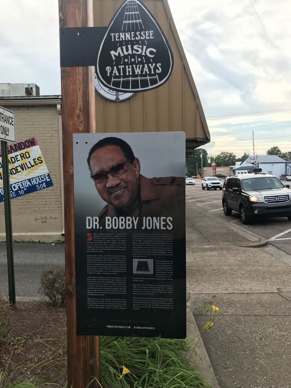 Dr. Bobby Jones Marker. Click for full size. Dr. Bobby Jones Marker image. Click for full size.