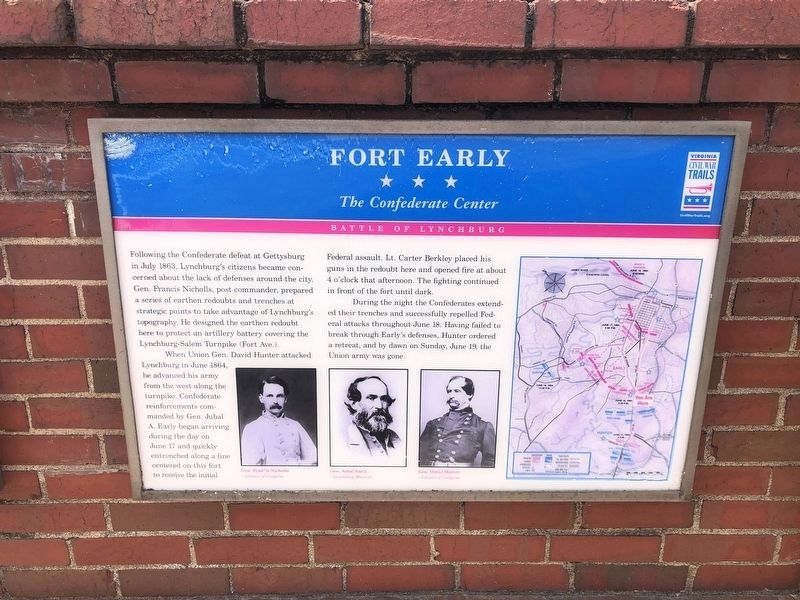 Fort Early Marker. Click for full size. Fort Early Marker image. Click for full size.