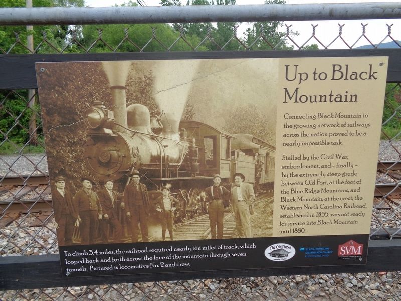 Up to Black Mountain Marker image. Click for full size.