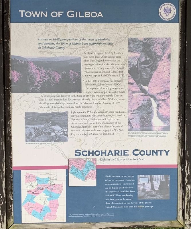 Town of Gilboa Marker image. Click for full size.