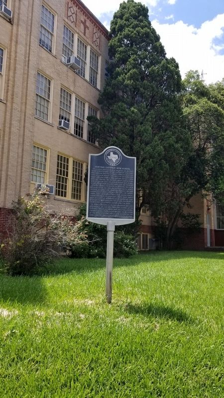 Central Catholic High School Marker. Click for full size. Central Catholic High School Marker image. Click for full size.