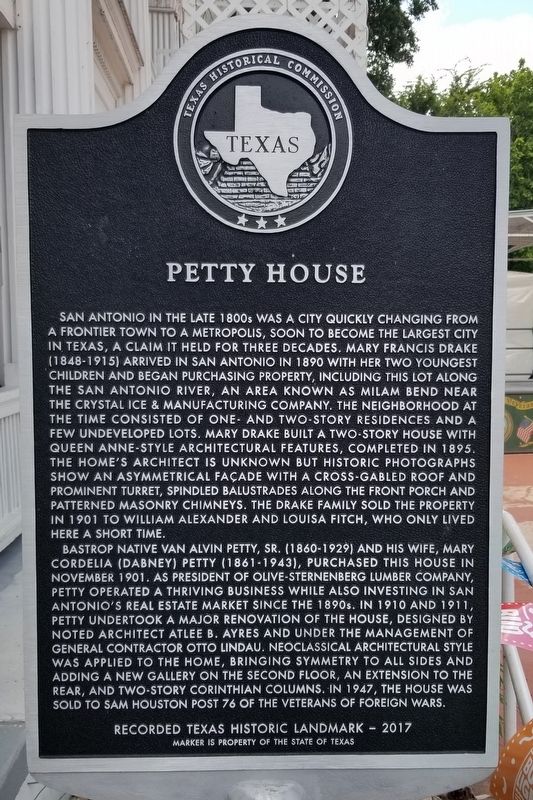 Petty House Marker image. Click for full size.