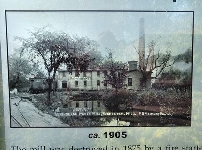 Rochester Paper Mill Marker � top left image image. Click for full size.