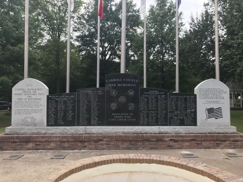 Carroll County War Memorial image. Click for full size.