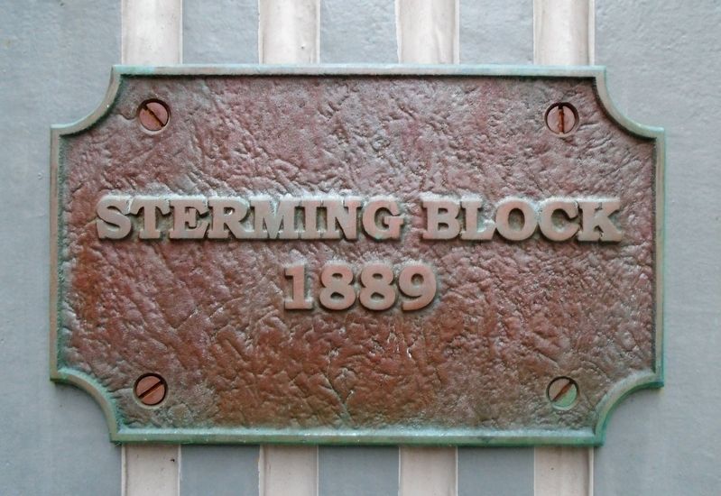Sterming Block Marker image. Click for full size.