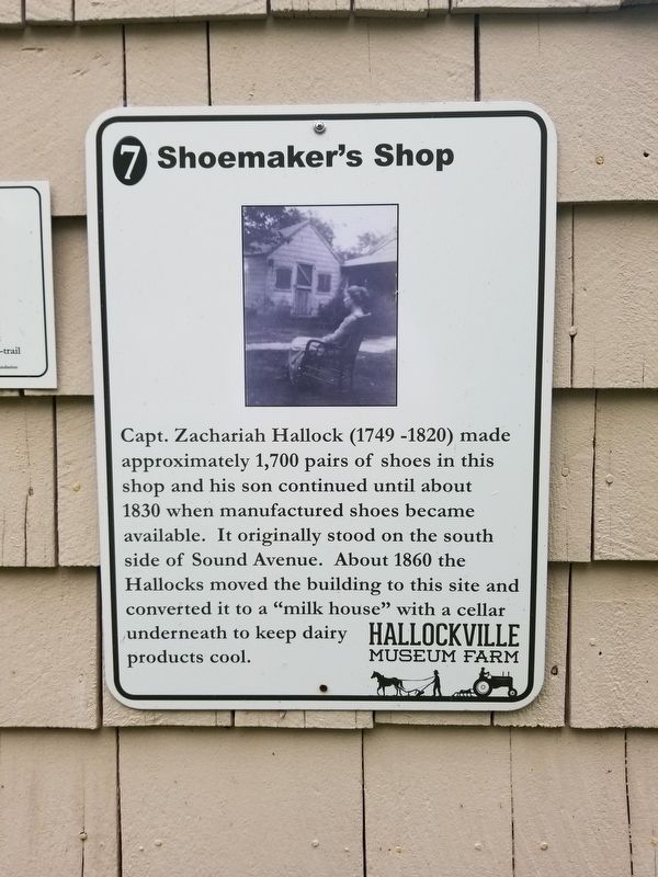 Shoemaker's Shop Marker image. Click for full size.