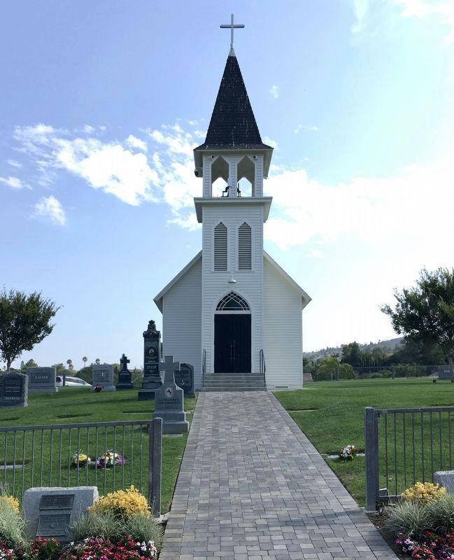 Church and Marker image. Click for full size.