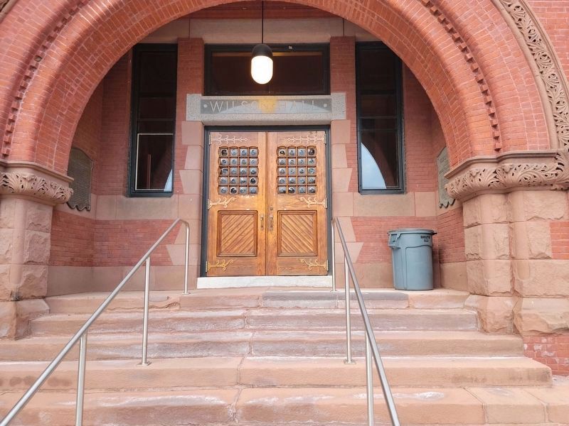 Wilson Hall Entrance image. Click for full size.