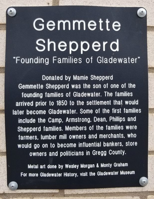 Gennette Shepperd Marker. Click for full size. Gennette Shepperd Marker image. Click for full size.