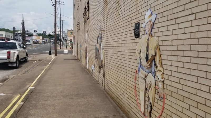The view of the Manual T. "Lone Wolf" Gonzaulles Marker from the street image. Click for full size.