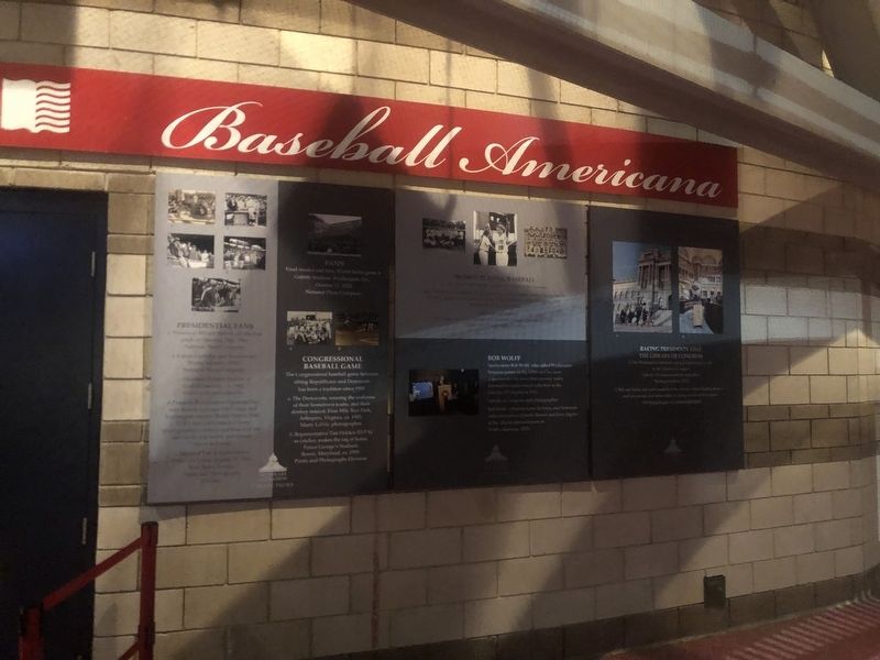 Women Playing Baseball / Bob Wolff Marker. Click for full size. Women Playing Baseball / Bob Wolff Marker image. Click for full size.