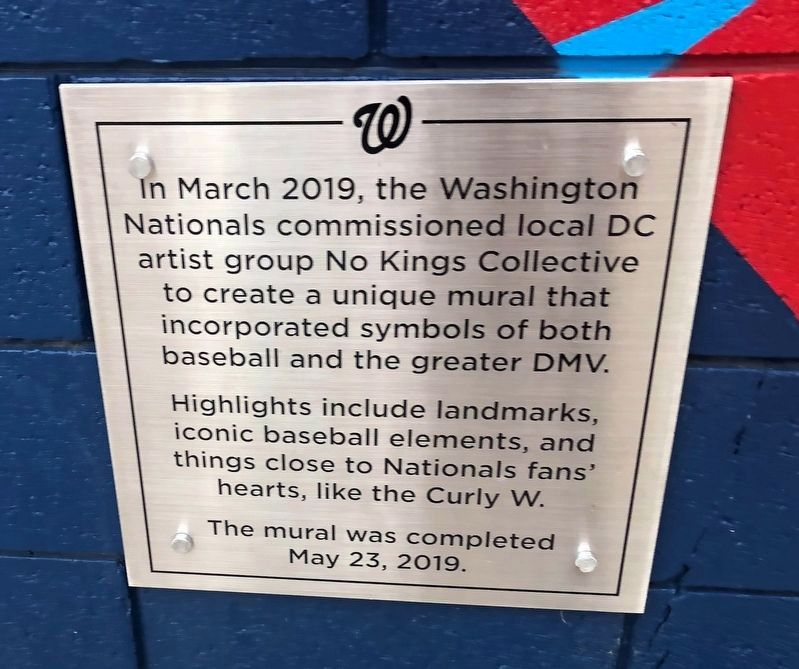 Dedication plaque for the mural behind the relief. Click for full size. Dedication plaque for the mural behind the relief image. Click for full size.