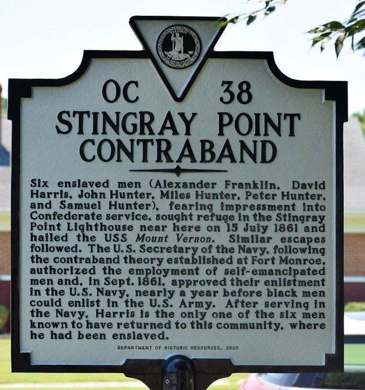 Stingray Point Contraband Marker image. Click for full size.
