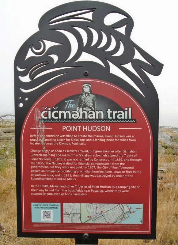 Point Hudson Marker. Click for full size. Point Hudson Marker image. Click for full size.