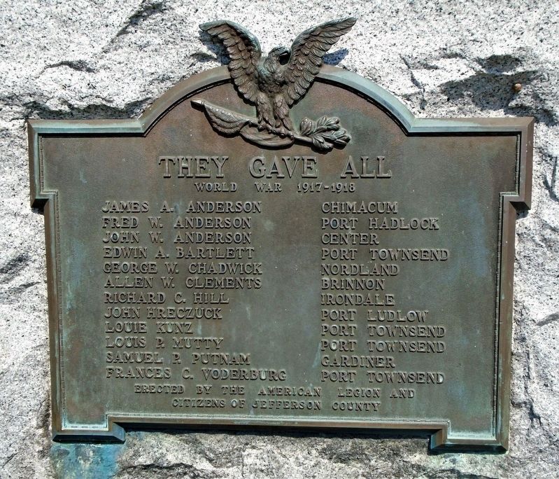 World War Memorial. Click for full size. World War Memorial image. Click for full size.