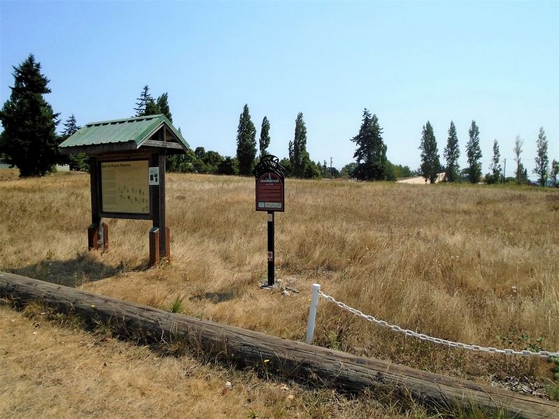 Kah Tai Prairie Preserve and Marker. Click for full size. Kah Tai Prairie Preserve and Marker image. Click for full size.