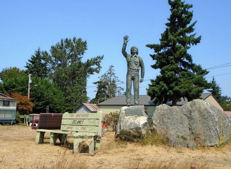Chief Chetzemoka Statue and Marker. Click for full size. Chief Chetzemoka Statue and Marker image. Click for full size.