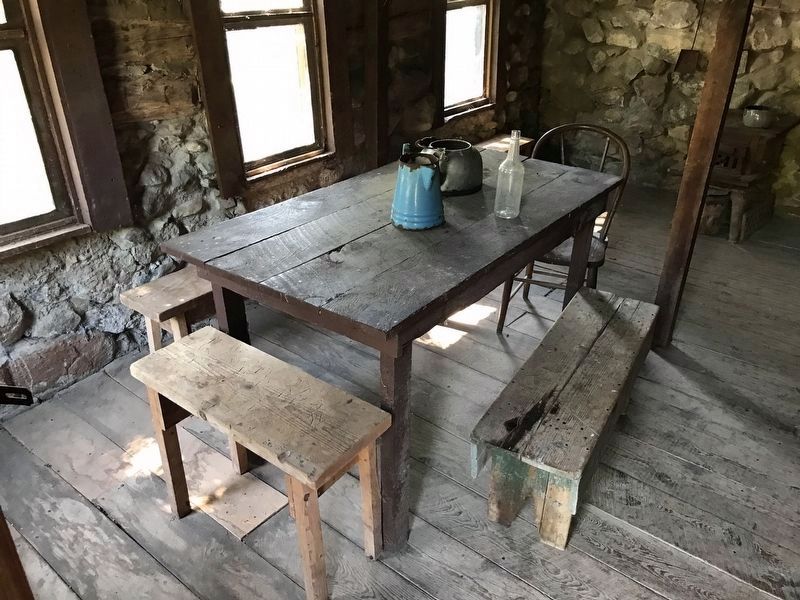 Inside 'Ol Spot Mortimer's Cabin. Click for full size. Inside 'Ol Spot Mortimer's Cabin image. Click for full size.