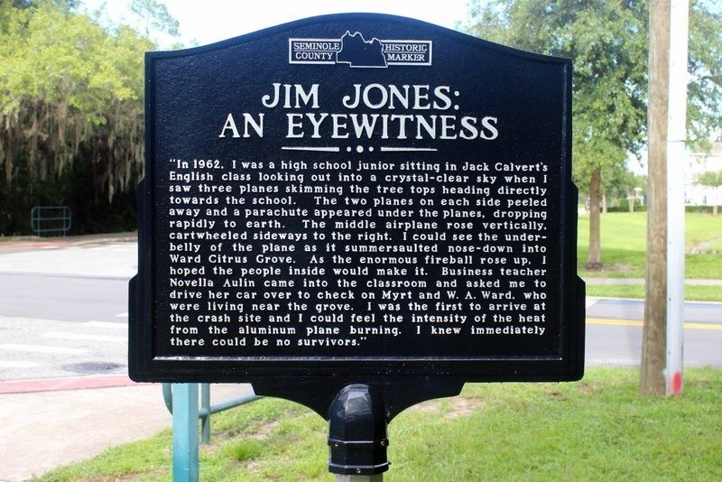 Jim Jones: An Eyewitness Marker Side of Marker. Click for full size. Jim Jones: An Eyewitness Marker Side of Marker image. Click for full size.