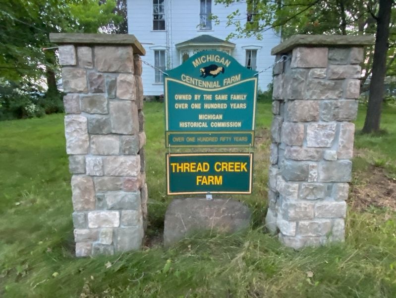 Davison Farmstead Marker image. Click for full size.