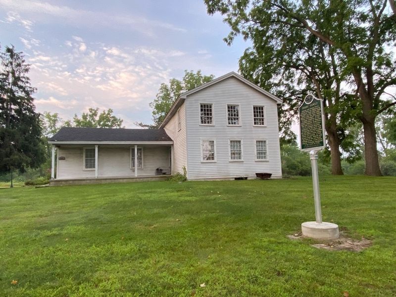 Simeon Perry Farmstead /Perry Family Marker image. Click for full size.