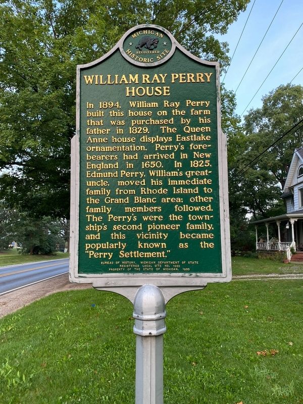 William Ray Perry House Marker. Click for full size. William Ray Perry House Marker image. Click for full size.