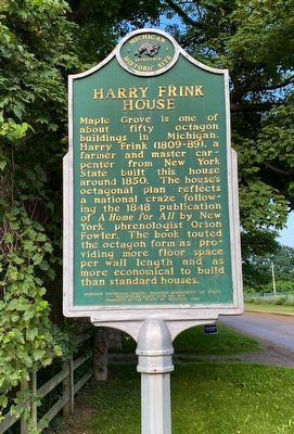 Harry Frink House Marker image. Click for full size.