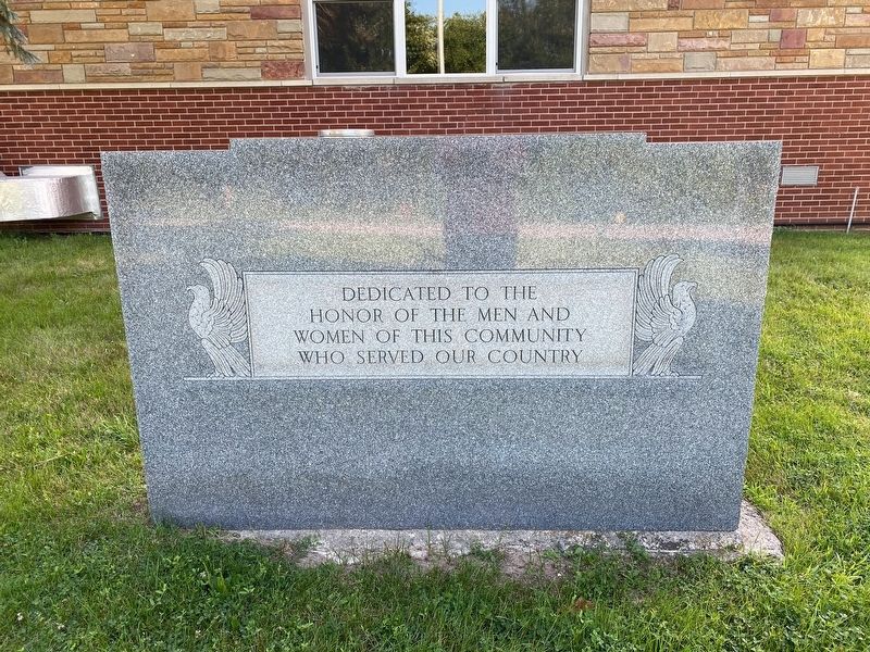 Dryden Veterans Memorial Building Marker image. Click for full size.