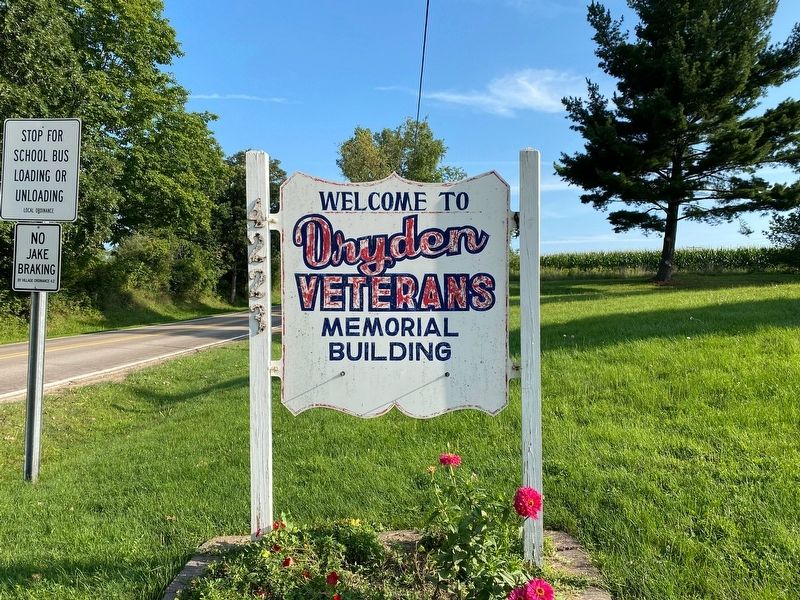 Dryden Veterans Memorial Building image. Click for full size.
