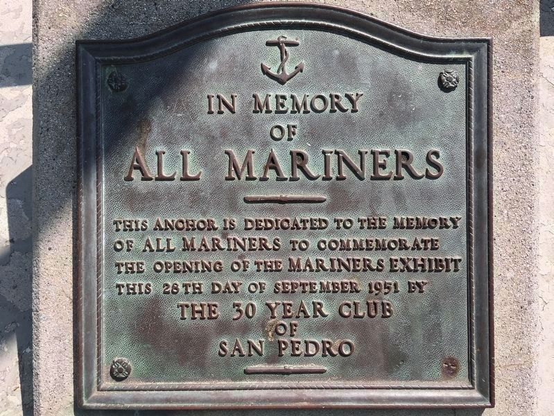 Mariners Memorial. Click for full size. Mariners Memorial image. Click for full size.